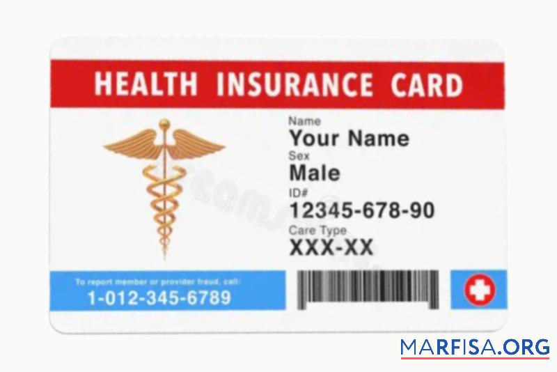 Printable Australia health insurance card real example